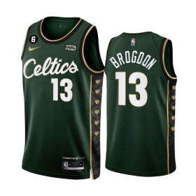 Dres Boston Celtics Malcolm Brogdon 13 Nike 2022-23 City Edition Zelena Swingman